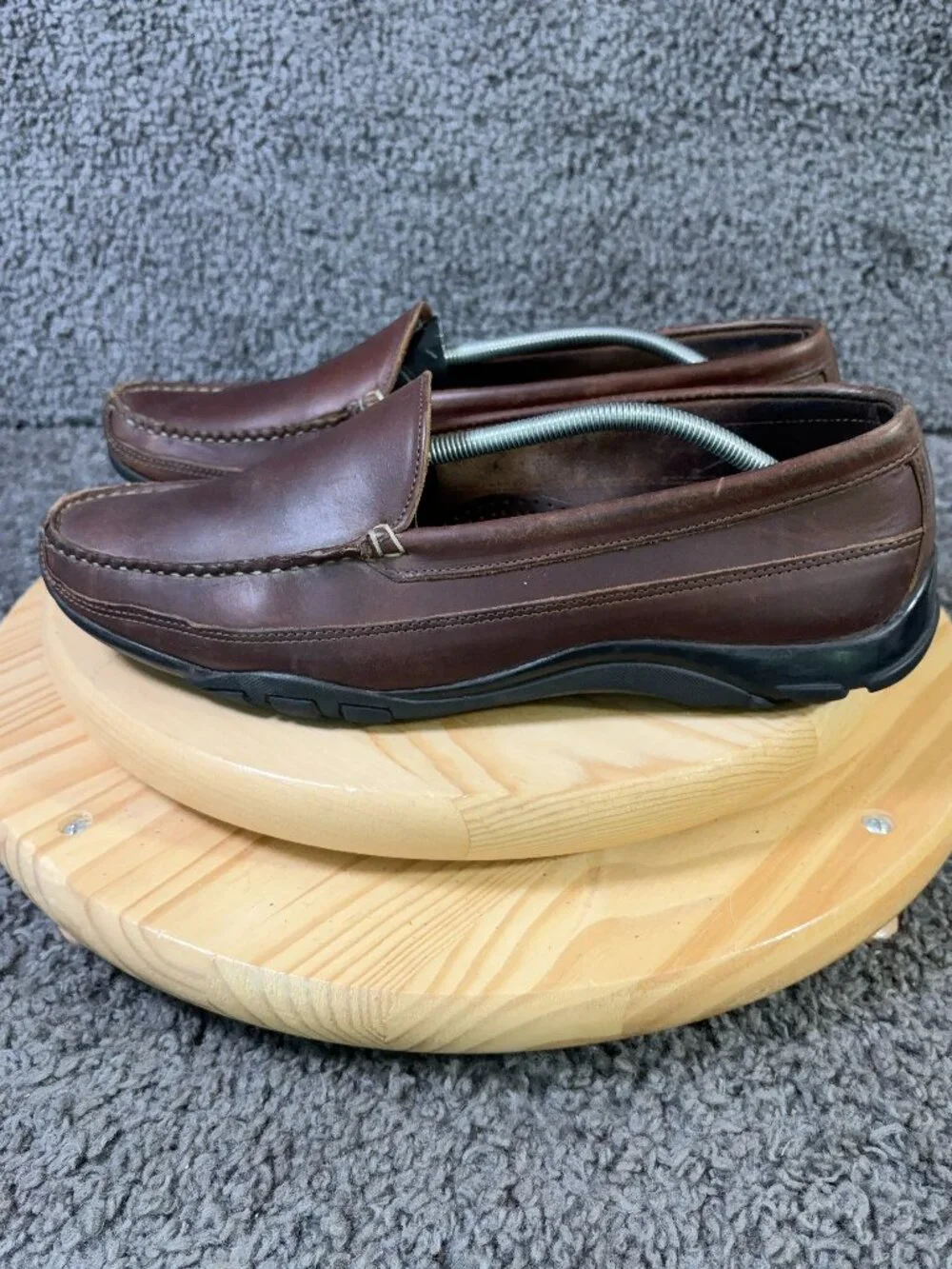 Allen Edmonds Shoes Boulder Driving Moccasin Mens Size 12 Brown Leather Slip On